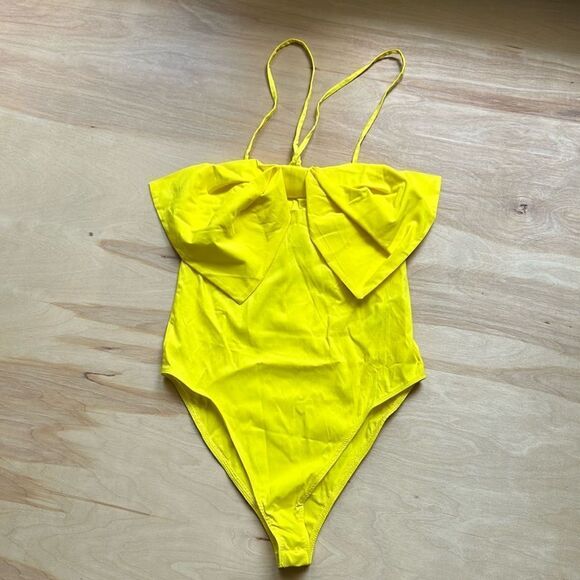 Zara Canary Yellow Bodysuit - Picture 1 of 6